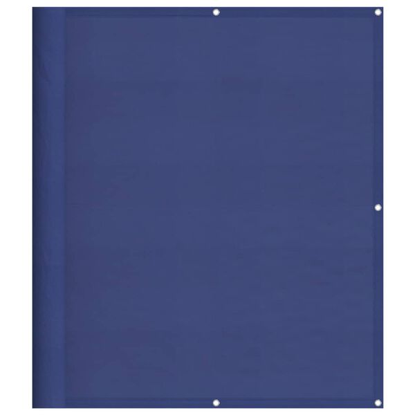 vidaXL Balcony Screen Blue 47.2x315.0" 100% Polyester Oxford