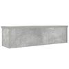vidaXL Kitchen Rack Stackable Concrete Grey 23.6x5.9x6.3" Engineered Wood