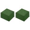 vidaXL Fall Protection Tiles 12 pcs Rubber 19.7x19.7x1.2" Green (2x92321)