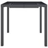 vidaXL Garden Table Anthracite Steel (e-coating and powder coating) Medium