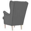 vidaXL Armchair Dark Grey