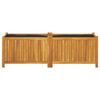 vidaXL Garden Planter Natural Wood Solid Acacia wood Large Durable