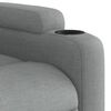 vidaXL Recliner Chair Light Grey Fabric (100% polyester), metal, plywood