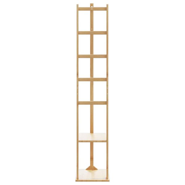 vidaXL Coat Stand Bamboo Tall and slim Coat Stand Rectangular