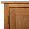 vidaXL Cupboard Natural Oak Solid oak wood Medium Cupboard Rectangular