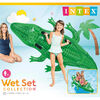 INTEX Riding Lounge Green Vinyl Giant Portable Giant Gator Ride-On