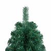 vidaXL Artificial Half Christmas Tree Green PVC 70.9 in