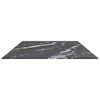 vidaXL Table Top Marble Black Tempered Glass 47.2x25.6 in Pattern