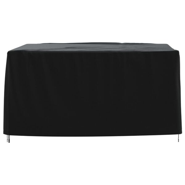 vidaXL Garden Furniture Cover Black 420D oxford with PU coating