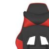 vidaXL Gaming Chair Black and Red