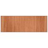 vidaXL Rug Brown Bamboo, Polypropylene 27.6x78.7 in Rug Rectangular