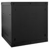 vidaXL Network Cabinet Black 20.87 x 23.62 x 23.62 in Steel