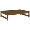 vidaXL Garden Lounge Set Honey Brown Solid Pine Wood Medium Modular