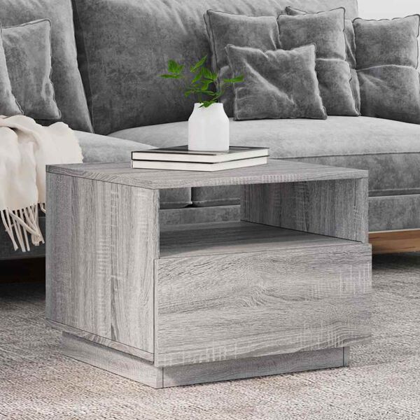 vidaXL Coffee Table Grey Sonoma Engineered wood Compact Coffee Table