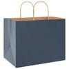 vidaXL Paper Bags 250 pcs with Handles Blue 32x22x24 cm