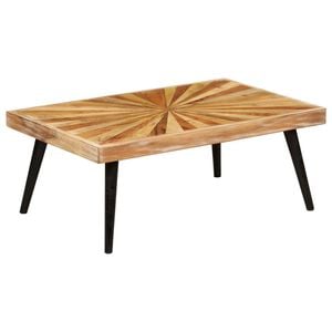 vidaXL Coffee Table Brown Solid Mango Wood Medium Durable Coffee Table