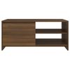 vidaXL Coffee Table Brown Oak Engineered Wood Medium Coffee Table