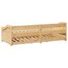vidaXL Day Bed Natural wood Solid pinewood