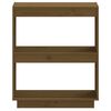 vidaXL Book Cabinet Honey brown Solid pine wood Medium Book Cabinet