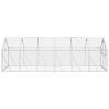 vidaXL Aviary Silver Aluminum, galvanized welded wire mesh Large Durable