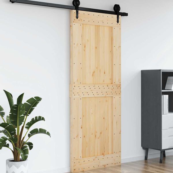 vidaXL Door NARVIK 35.4"x82.7" Solid Wood Pine