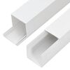 vidaXL Cable Trunking 3.9"x2.4" 32.8' PVC