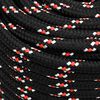 vidaXL Boat Rope Black 0.63 " 328.1 ' Polypropylene