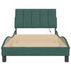 vidaXL Bed Frame Dark green
