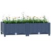 vidaXL Raised Bed Blue grey Polypropylene Medium Durable Raised Bed