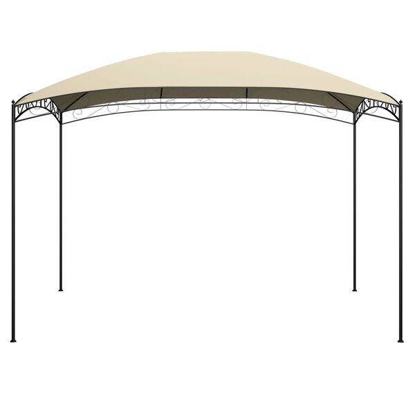 vidaXL Gazebo Cream Steel Large Durable Gazebo Rectangular