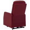 vidaXL Stand Up Massage Chair Wine Red