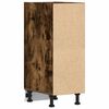 vidaXL Bottom Cabinet Smoked Oak Engineered Wood Standard Bottom Cabinet