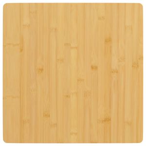vidaXL Table Top Natural Bamboo Bamboo Medium Rounded corners surface