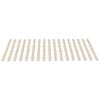 vidaXL Slatted Bed Base Natural Wood Solid poplar wood 80x200 in
