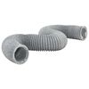 vidaXL Exhaust Duct PVC 19.7 ' &Oslash;4.9 "