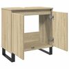 vidaXL Bathroom Cabinet Sonoma oak Engineered wood Standard