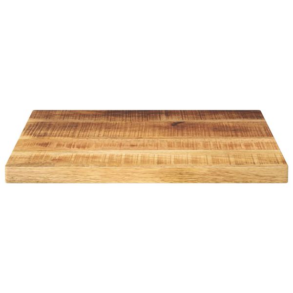 vidaXL Table Top 15.7"x15.7"x1" Square Solid Wood Rough Mango