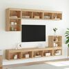 vidaXL TV Cabinet Sonoma oak Engineered wood Standard TV Cabinet