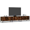 vidaXL TV Cabinet Smoked Oak Engineered wood, metal Large TV Cabinet
