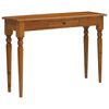 vidaXL Console Table 43.3"x11.8"x29.5" Solid Mahogany Wood