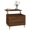 vidaXL Coffee Table Brown Oak Engineered Wood Medium Coffee Table