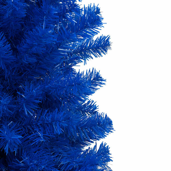 vidaXL Artificial Christmas Tree Blue PVC, steel, plastic Large