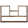 vidaXL Wall Shelf Old Wood Engineered Wood 39.0 in x 5.9 in x 23.6 in