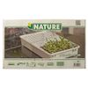 Nature Greenhouse White Plastic and polyester 21.7 Tiltable Greenhouse