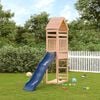 vidaXL Outdoor Playset Natural wood, Blue Solid douglas wood, Polypropylene
