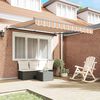 vidaXL Retractable Awning Multicolour 118.11 x 98.43 in