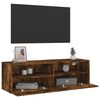 vidaXL TV Wall Cabinet Smoked oak Engineered wood Medium TV Wall Cabinet
