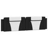 vidaXL Bed Frame Black and White