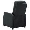 vidaXL Electric Recliner Dark Gray Fabric