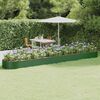 vidaXL Garden Raised Bed Green Powder-coated steel Large Durable